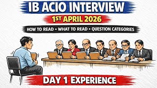 IB ACIO 2026 Interview Update 🚨 Today’s Questions Will Shock You!