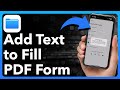 Easily Fill Out PDF Forms on Your iPhone βοΈ