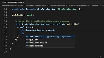 013 Security   Login Logout   Coding   Develop Login Status Component 2413