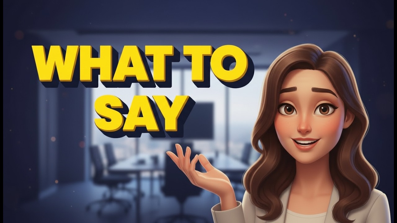 What to Say When You Don’t Understand at Work | Easy English Practice