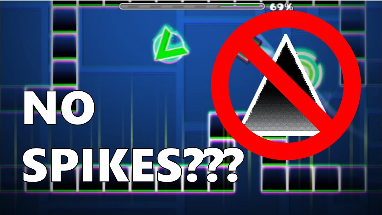 A LAYOUT with NO SPIKES??? (NOSPIKE) | Geometry dash | Unfix - YouTube
