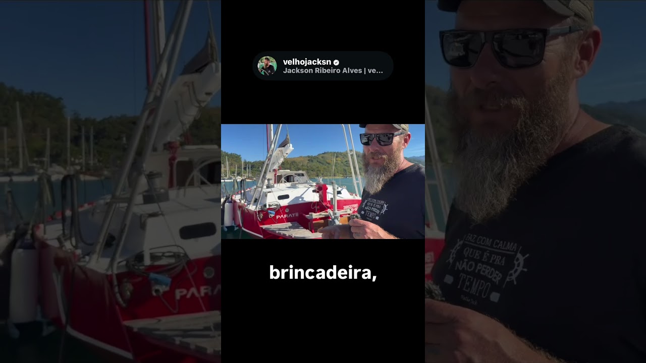 ⁣Vídeos aqui no canal #velhojack #veleiro #nautica #sailing