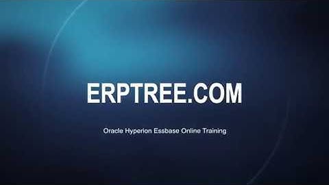 Oracle Hyperion Essbase Online Training