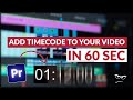How to add TIMER to your video (Premiere Pro)