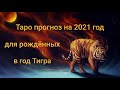 16+ Таро расклад на 2021 год, для рождённых в год Тигра