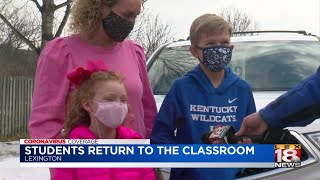 Students and parents excited to return to classroom