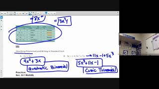 8 1 alg  1 Adding and Subtracting Polynomials