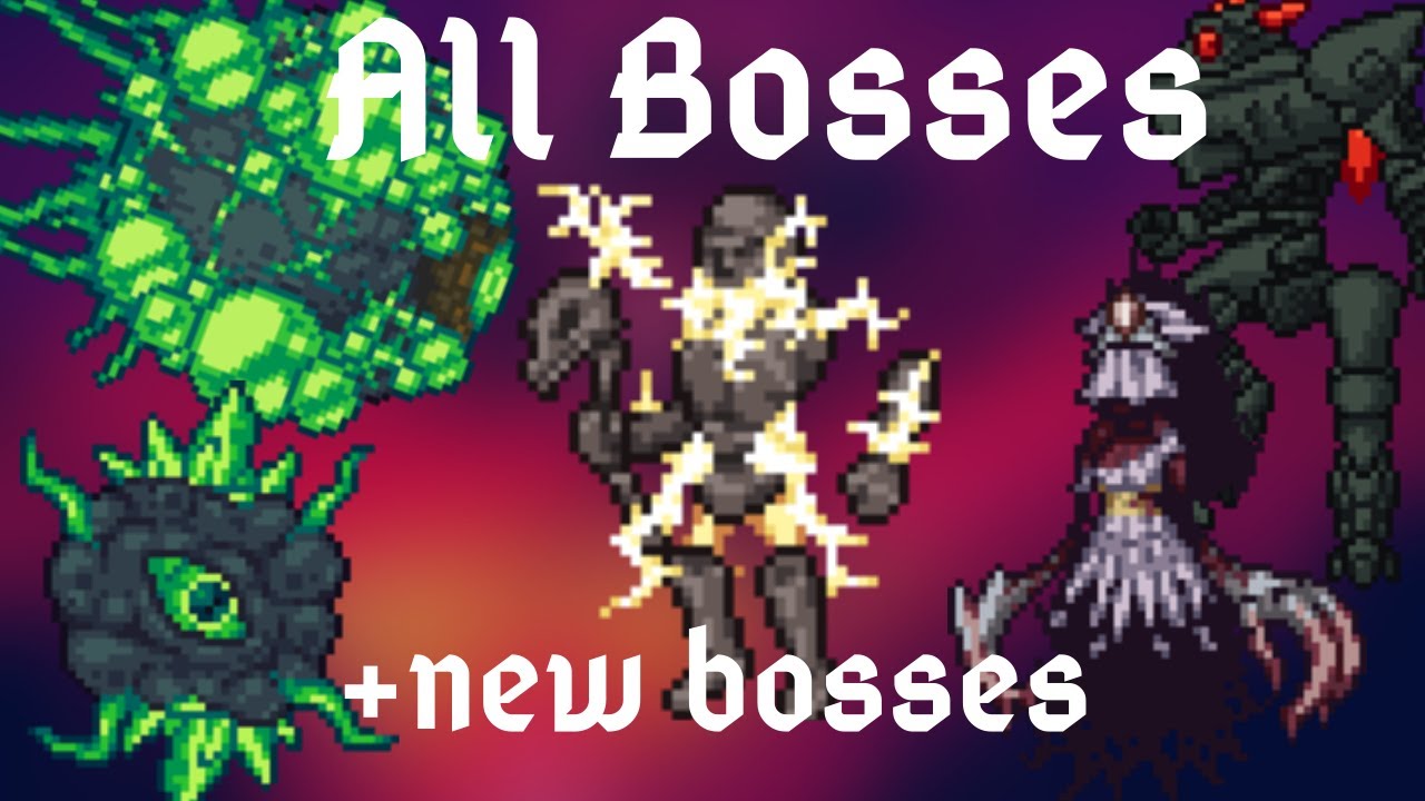 Outdated) Terraria: All Bosses in Mod of Redemption + New Bosses