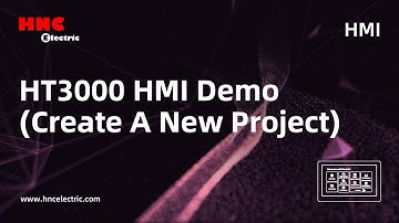 HT3000 HMI Demo (Create A New Project)