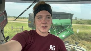 A Day In The Life of the Grain Cart Driver - North Dakota Wheat Harvest