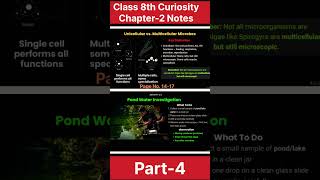 Class 8 Curiosity Chapter 2 Notes 🔥 (Easy Explanation) Notes)  part 4 #class8science #Notes