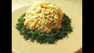 Салат с печенью и морковью, безумно вкусный и сытный рецепт. Салат с печенью и морковью, безумно вкусный и сытный рецепт.