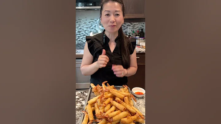 Easy Shrimp Spring Rolls #shorts