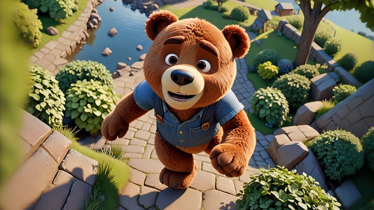 One Teddy Bear Rides a Bike | Nursery Rhymes for Kids | Baby Songs and Preschool Learning