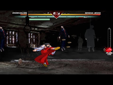 Enema Slime Vs Sendai Miko Mugen Fighting Games