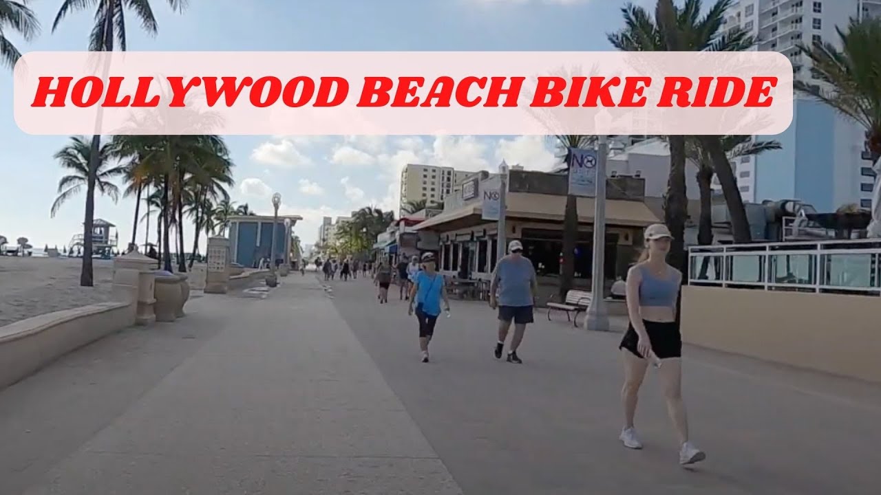 BIKE RIDE HOLLYWOOD BEACH FLORIDA 2022 YouTube