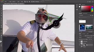 Epic Pilot Selfie Photoshop Tutorial screenshot 2