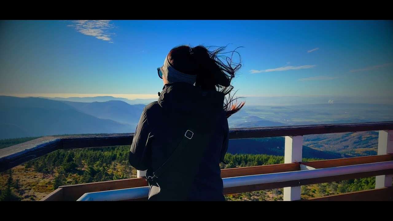 Świeradów-Zdrój 2022 Jesień, trasa na Smrek i punkt widokowy z wieży na Smreku.