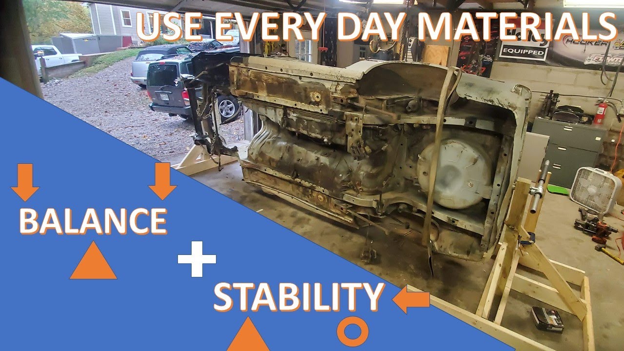 How To Design and Build a Cheap Car Rotisserie YouTube