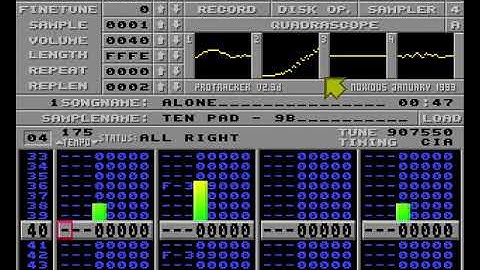 ProTracker 2 clone :   alone.mod (ProTracker Jungle)