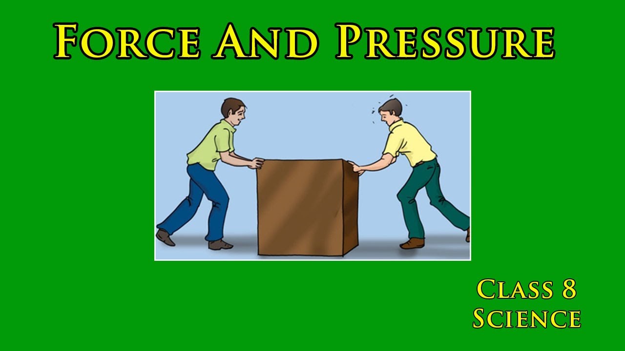 Force And Pressure Experiments For Class 8