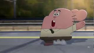 The Amazing World Of Gumball - Richard Watterson Explodes From Running Super Fast