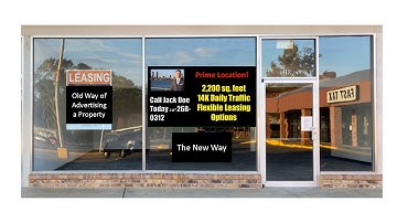 Real Estate Window Display