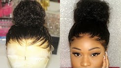 REAL Glueless Full Lace Wig Install | High Bun | No Glue No Got2B Gel No Tape No Sewing | MyFirstWig