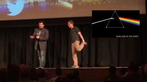 Neil deGrasse Tyson - Double Tidal Lock wrestling demo