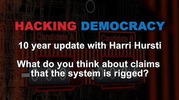 Hacking Democracy, 10 year update with Harri Hursti, part 3