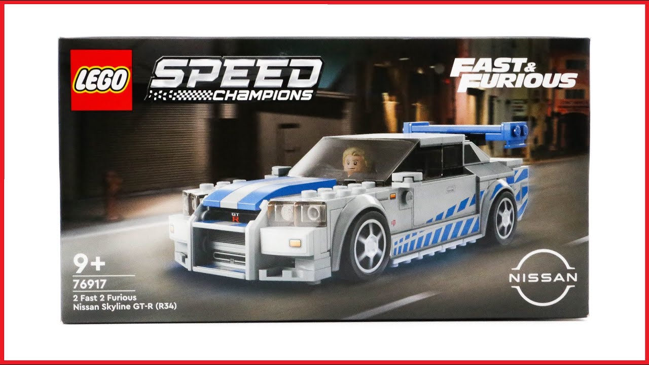 LEGO Speed Champions 76917 2 Fast 2 Furious Nissan Skyline GT-R