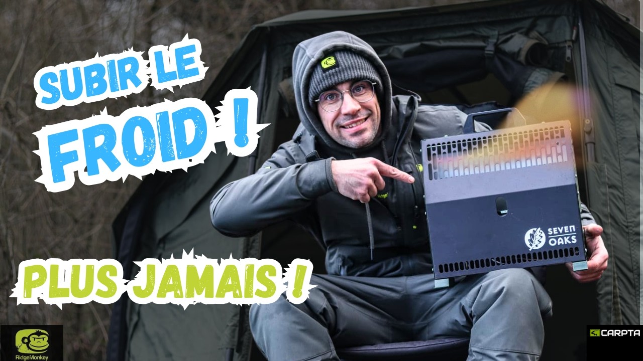 J’ai enfin trouvé comment ne plus avoir froid en pêche de nuit l’hiver.