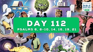 Day 112 (Psalm 6, 8-10, 14, 16, 19, 21)