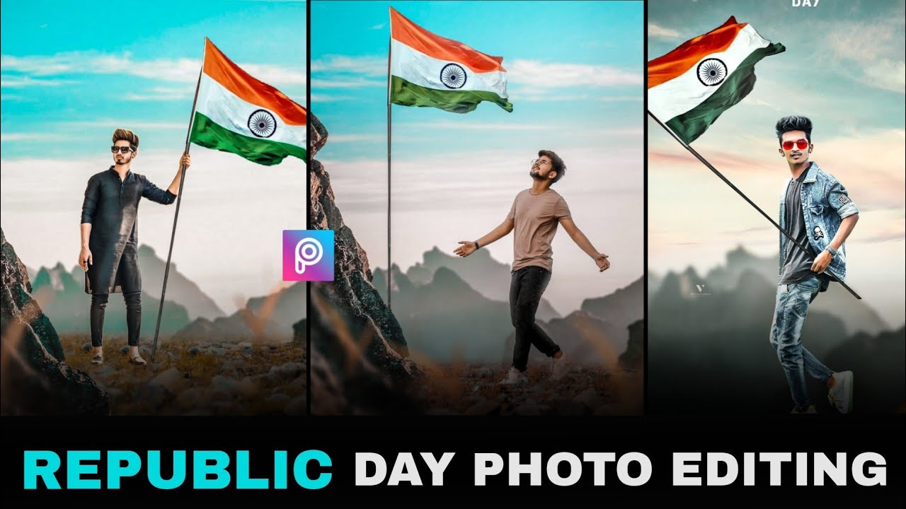 26 January Photo Editing PicsArt | Republic Day Photo Editing Tutorial | DJ Photo Editing