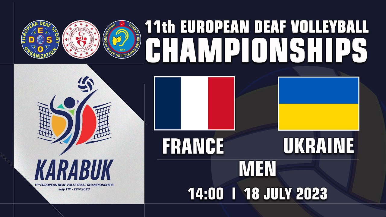 11th EDVC 2023 / MEN / FRANCE - UKRAINE - 14:00 - YouTube
