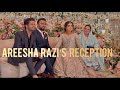 Areesha razis reception   ma sha allah pretty couple 