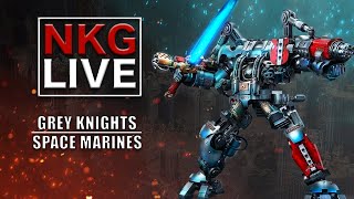 Grey Knights vs Space Marines - Warhammer 40K Battle Report | NKG Live