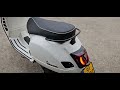 Vespa gts super rs 300 hpe e5 bianco custom made  de vespa garage