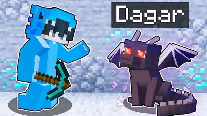 Jugando Minecraft siendo un Dragón Amistoso