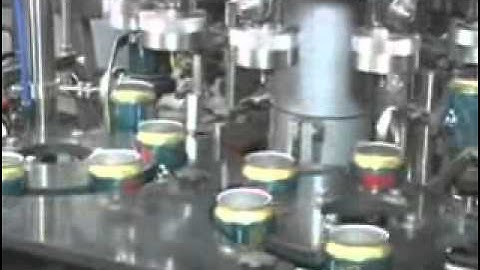 Máy chiết rót và ghép mí lon tự động