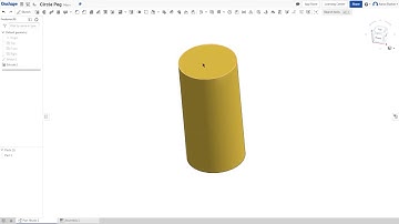 CAD Class - OnShape Pegboard - Part 2: Circle Peg