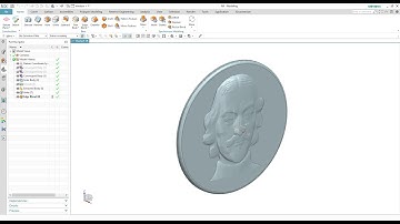 Siemens PLM NX - Convergent Modeling of a Plaque