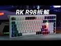 Rk r98 gasket wireless mechanical keyboard unbox