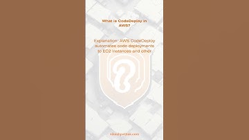 What is CodeDeploy in AWS? #aws #clouds #codedeploy #code #shorts