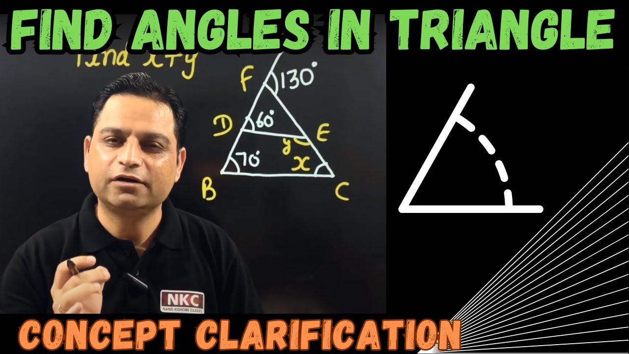 How to Find Missing Angles in Triangle | Angles in Triangle | Concept ...