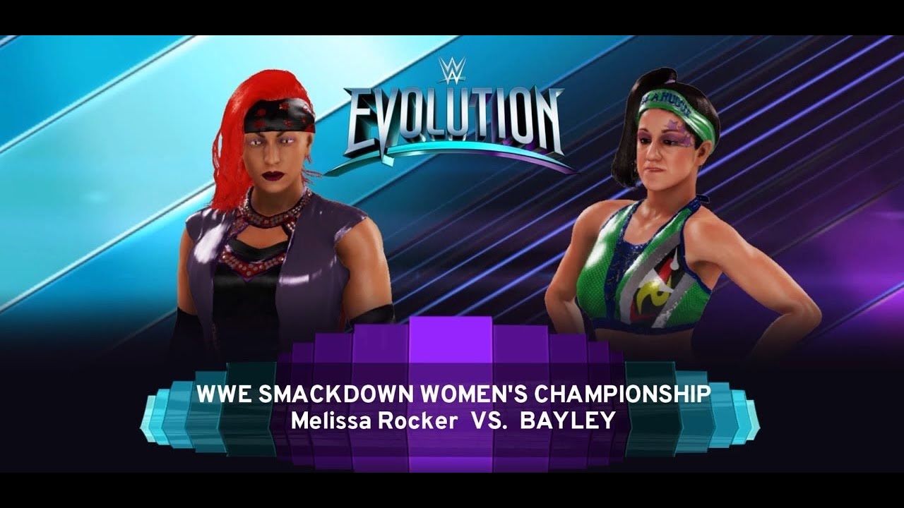 Melissa Rocker Melissa Rocker vs. Bayley for the Smackdown Women's Championship - YouTube
