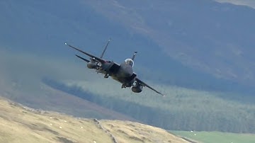 F-15 vs. F-35 Low Level. Which one is loudest?