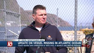 Company assisting with missing vessel search gives update