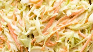 Best Coleslaw Recipe Under 3 Minutes.