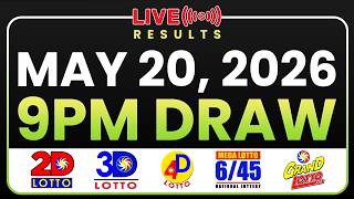 RELIVE 9PM PCSO LOTTO RESULTS TODAY MAY 20, 2026 | SWERTRES EZ2